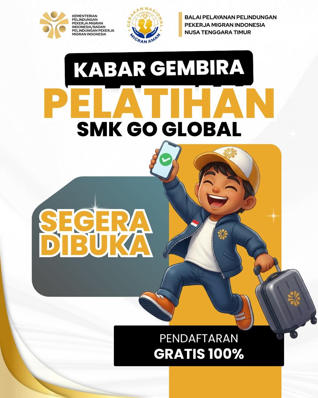 Pelatihan SMK Go Global Bersama Migrant Center Universitas Citra Bangsa